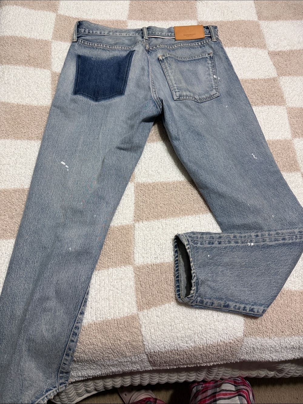 Moussy vintage distressed jeans